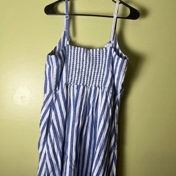 Old navy Blue and White Striped Dress - Picture 6 of 6